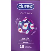 Durex Love Mix - préservatifs assortis - pack de 18