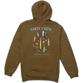 Salty Crew Lure Gear Fleece Hoodie Vert L Homme