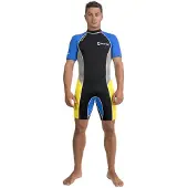 Abysstar Sea Spring 2.5 Mm Short Sleeve Shorty Noir L Homme