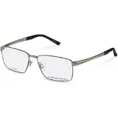 Porsche Design P8777 Square Glasses Gris 145/58 mm Homme