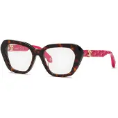 Roberto Cavalli Vrc070v Geometric Woman Glasses Marron 140/54 mm Femme