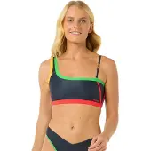 Rip Curl Gigi One Shoulder Bikini Top Noir S Femme
