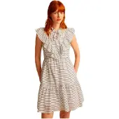 & Me Maggie Sleeveless Short Dress Beige 36 Femme