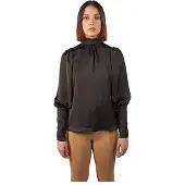 & Me Cinthya Long Sleeve Blouse Noir 38 Femme