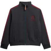Superdry Veste de survêtement 'Country Club' bleu nuit / rouge / blanc