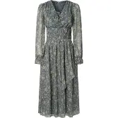 Pepe Jeans pour femme. PL9537692 Robe Livy bleue (XS), Casuel, Polyester, Manche longue