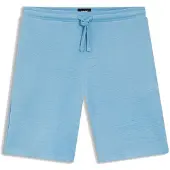 BOSS pour homme. 50509326 Bermuda Rib bleu (M), Casuel, Coton