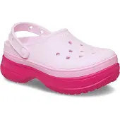 Crocs Sabots Classic Stacked Clog femmes - Rose - 39 / 40