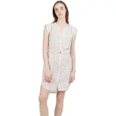 Fundango Mona Sleeveless Short Dress Beige S Femme