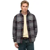 Superdry Merchant Heavy Long Sleeve Shirt Gris S Homme