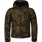 REV'IT! Veste textile imperméable Revit Flare 3 H2O pour moto, vert/camouflage, taille L