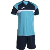 Joma Danubio Iii Short Sleeve Set Bleu 9-10 Years Enfants