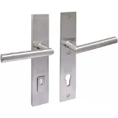 Intersteel Quincaillerie de porte dérobée Aurano PC 92mm acier inoxydable