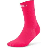 Cep Core Run Socks Mid Cut 5.0, chaussettes de course, femme, rose