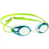 Madwave Honey Rainbow Mirror Swimming Goggles Bleu