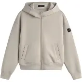 Ecoalf Arica Full Zip Sweatshirt Beige M Femme