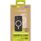 Muvit Iphone 16 Recycletek Magsafe Phone Case Clair
