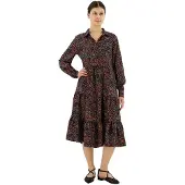 Replay W9776.000.73810 Long Sleeve Dress Multicolore M Femme