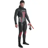 Spetton Extreme 7 Mm Smoothskin & Metallite Spearfishing Wetsuit Noir S Homme
