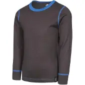 Trespass Bamba Long Sleeve Base Layer Set Gris 5-6 Years Enfants