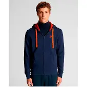 North sails Organic Cotton Full Zip Sweatshirt Bleu S Homme