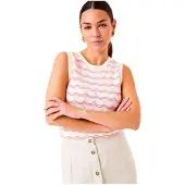 Garcia E50241 Sleeveless T-shirt Blanc 2XL Femme