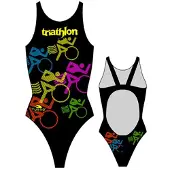 Turbo Bikes Triathlon Swimsuit Noir 3XL Femme