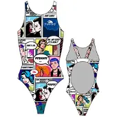 Turbo Comic Pro Resist Swimsuit Multicolore 5XL Femme