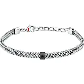 Sector Marine Wheel Design Bracelet Argenté Homme