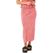 Rip Curl Cala Mayor Midi Skirt Rose S Femme