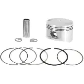 Blast Honda Sh 125cc 01-12 Cylinder 403351055 Piston Argenté