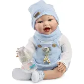 MuÑecas Guca Marcos Baby Reborn Hairless 42-46 Cm Bleu Enfants