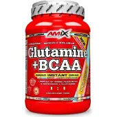 Amix Powder Glutamine Bcaa Pineapple 1000g Blanc