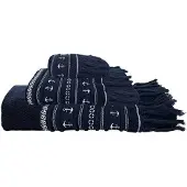 Marine Business Santorini Anchors Towels Set Noir