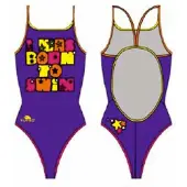 Turbo Born To Swim Swimsuit Violet M Femme