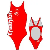 Turbo Triathlon Pro Resist Swimsuit Rouge M Femme