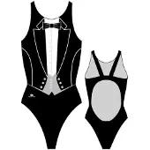 Turbo Smoking Pro Resist Swimsuit Noir 5XL Femme