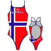 Turbo Norway Swimsuit Rouge,Blanc,Bleu XL Femme