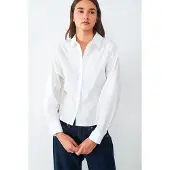 Balmohk Fitted Long Sleeve Shirt Blanc M Femme