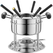 MÄSER Fondue, Set à fondue, Argent, Noir