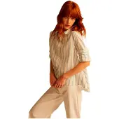 & Me &amp; Me Blouse à Manches Courtes Jolie