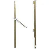 Picasso Gold America Shark Fins 7 Mm Single Flopper Spearshaft Marron 130 cm