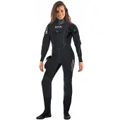 Seac Sub Warm Woman Dry Suit Noir L Femme
