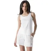 Everlast Modal Sleeveless T-shirt Blanc XS Femme