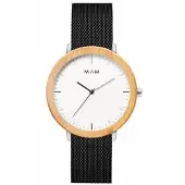 Mam Montre - - MAM687 - Ø 39 mm - Cuir - Quartz - Imperméable 3 atm