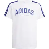 Adidas T-Shirt fonctionnel 'COLLEG' bleu foncé / blanc