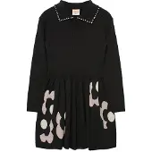 Boboli Knitwear Long Sleeve Dress Noir 5 Years Fille