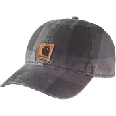 Carhartt Flannel Cap Gris