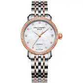 Emile Chouriet 011168l306982 Automatic 3 Atm 30 Mm Woman Watch Doré Femme