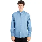 Woolrich Classic Long Sleeve Shirt Bleu M Homme
